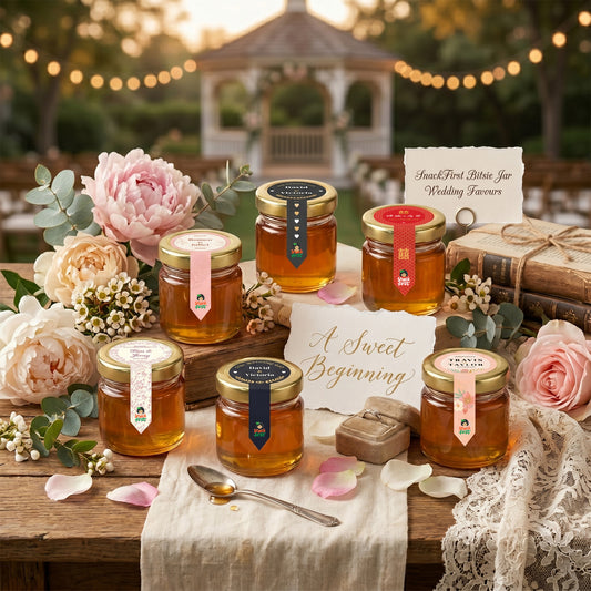 Wedding Favours Snack Party Packs & Honey Bitsie Jars