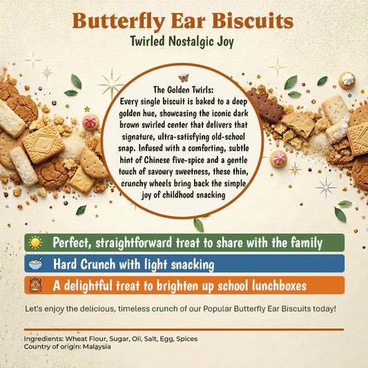 Butterfly Ear Biscuits