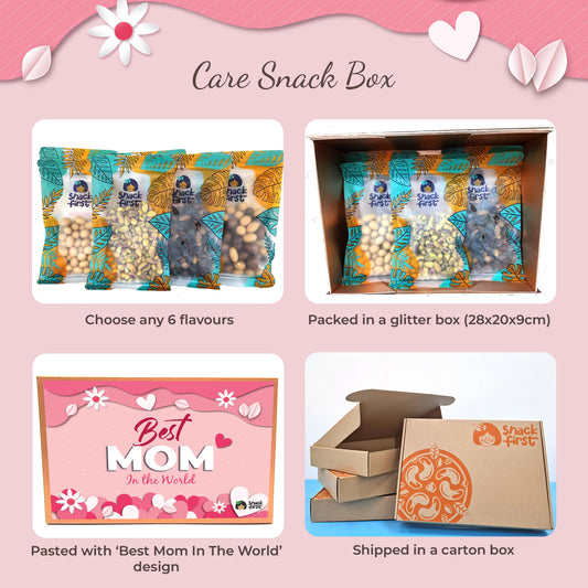Best Mom In The World Glitter Gift Snack Box (Mother's Day 2024)