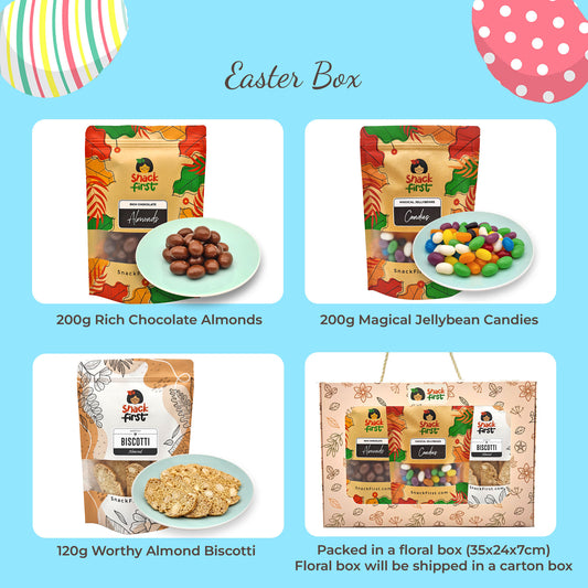 Happy Easter Glitter Gift Snack Box (Easter 2025)
