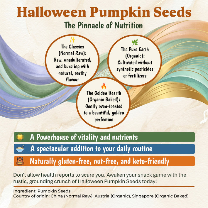 Halloween Pumpkin Seeds (Normal/Organic/Organic Baked)