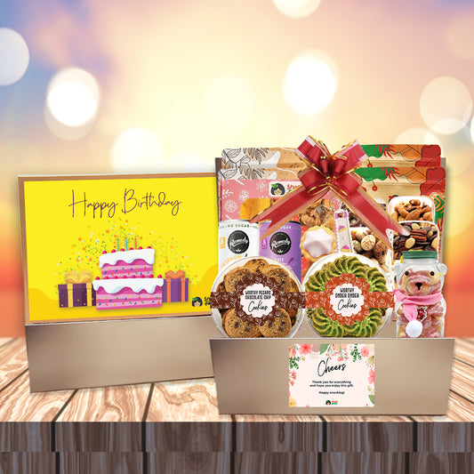 Happy Birthday Snack Hampers (With Express Shipping)
