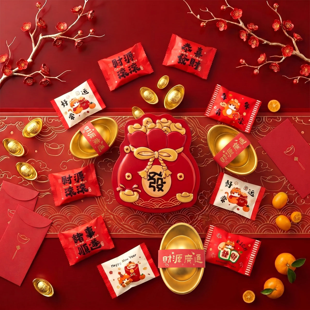 Chinese New Year Goat Snack Gifts and Hampers (CNY Lunar Spring Festival 2027)