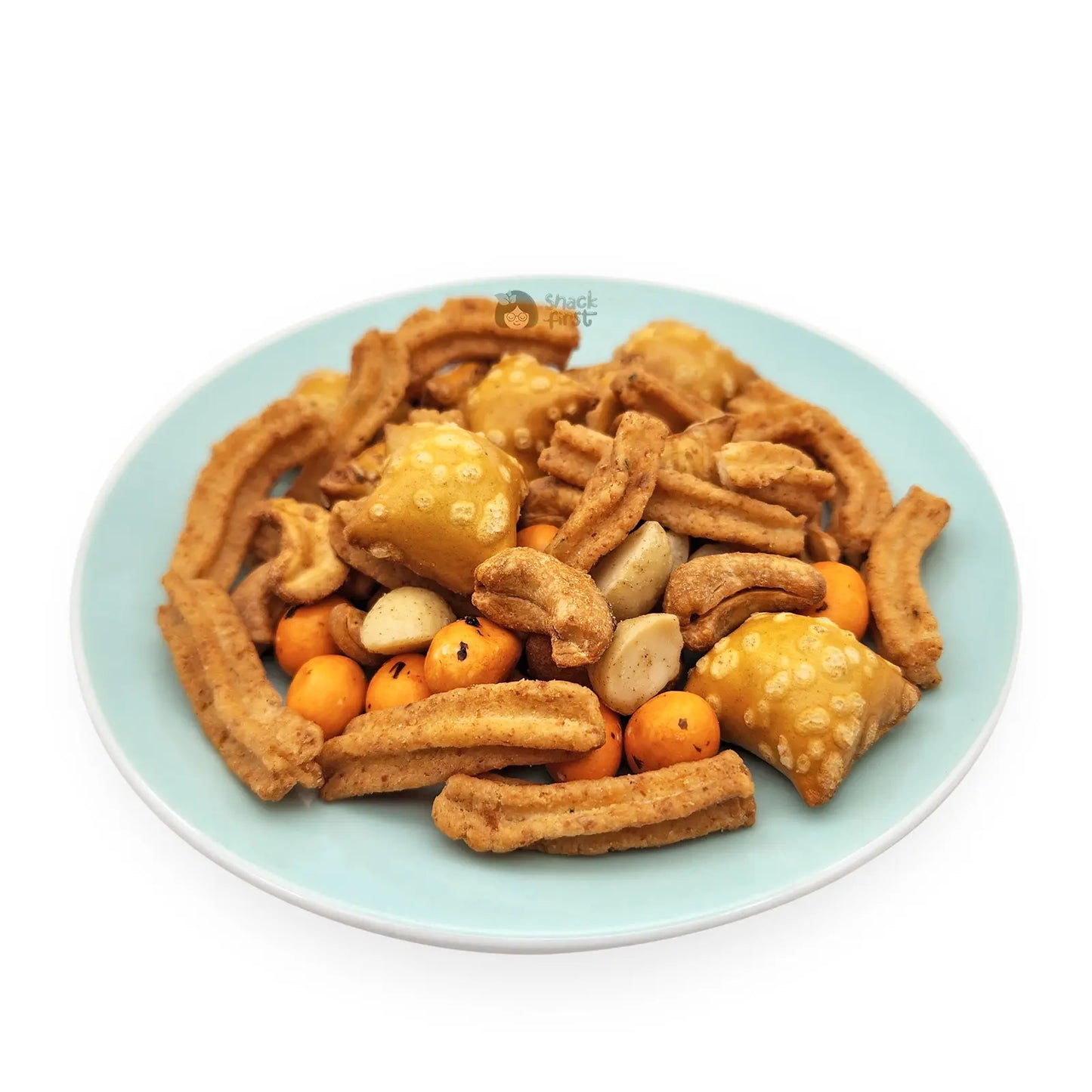 蜜汁坚果酥饼混合(豆饼,花生,腰豆,杏仁,夏威夷果/澳洲坚果)