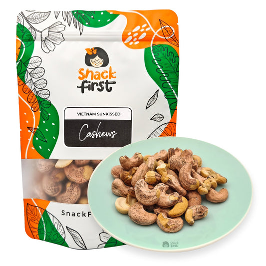 Vietnam Sunkissed Cashews (Roasted with skin)