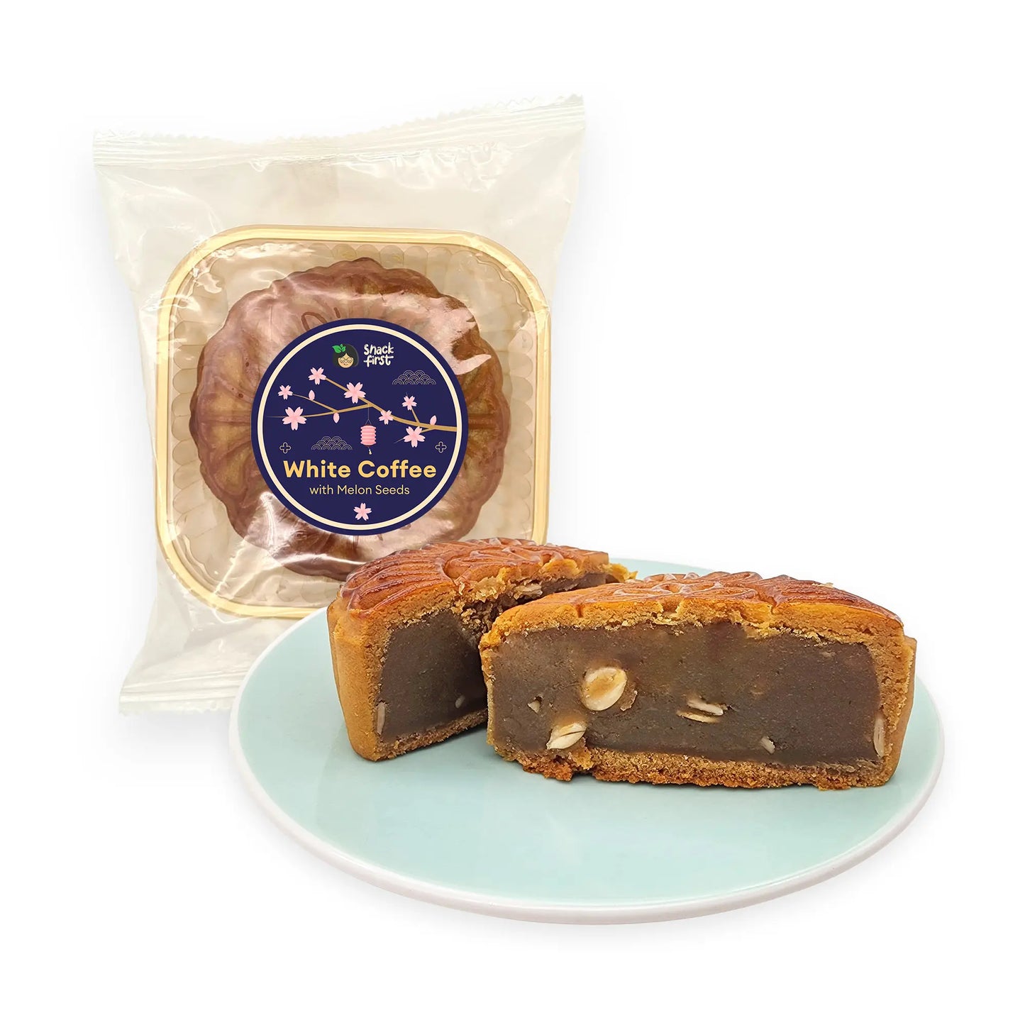 中秋圆满月饼坚果礼盒