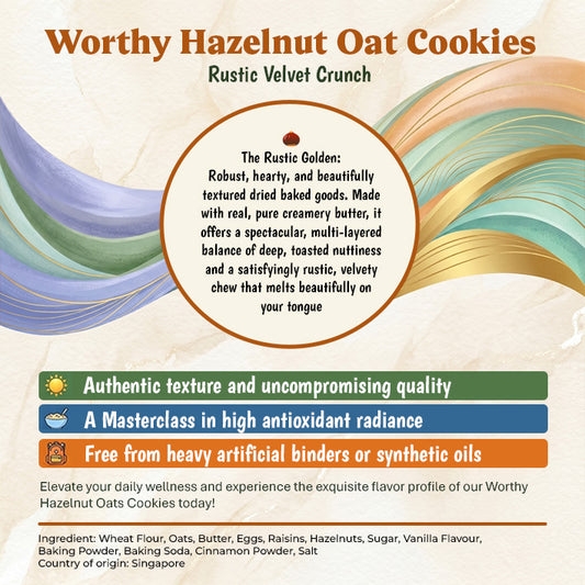 Worthy Hazelnuts Oat Cookies
