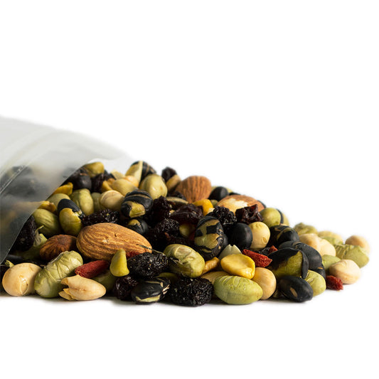 Berry Beany Medley (Raisins, beans, seeds, goji berries, pistachios, almonds)