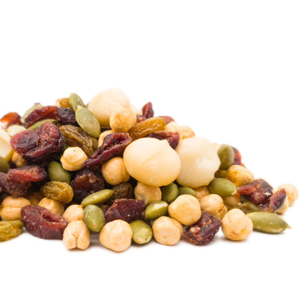 Healthy Medley (Baked macadamias, green melon seeds, chickpeas, cranberries, raisins) 200g/1kg