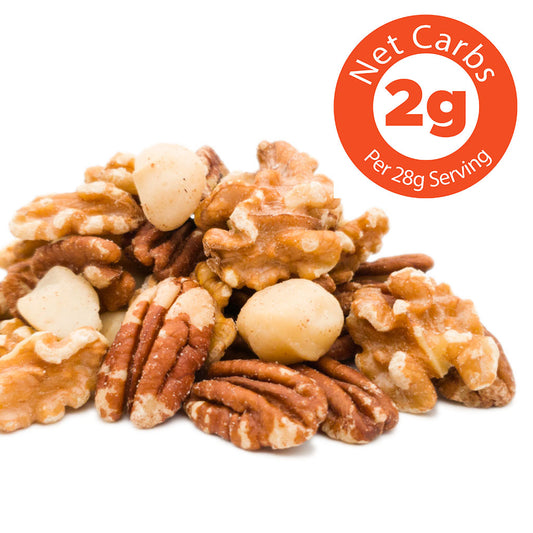 Supreme Ketogenic Medley (Baked pecans, walnuts, macadamias)