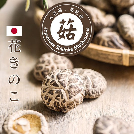 Premium Japanese Shiitake 2-5cm - Tea flower mushrooms