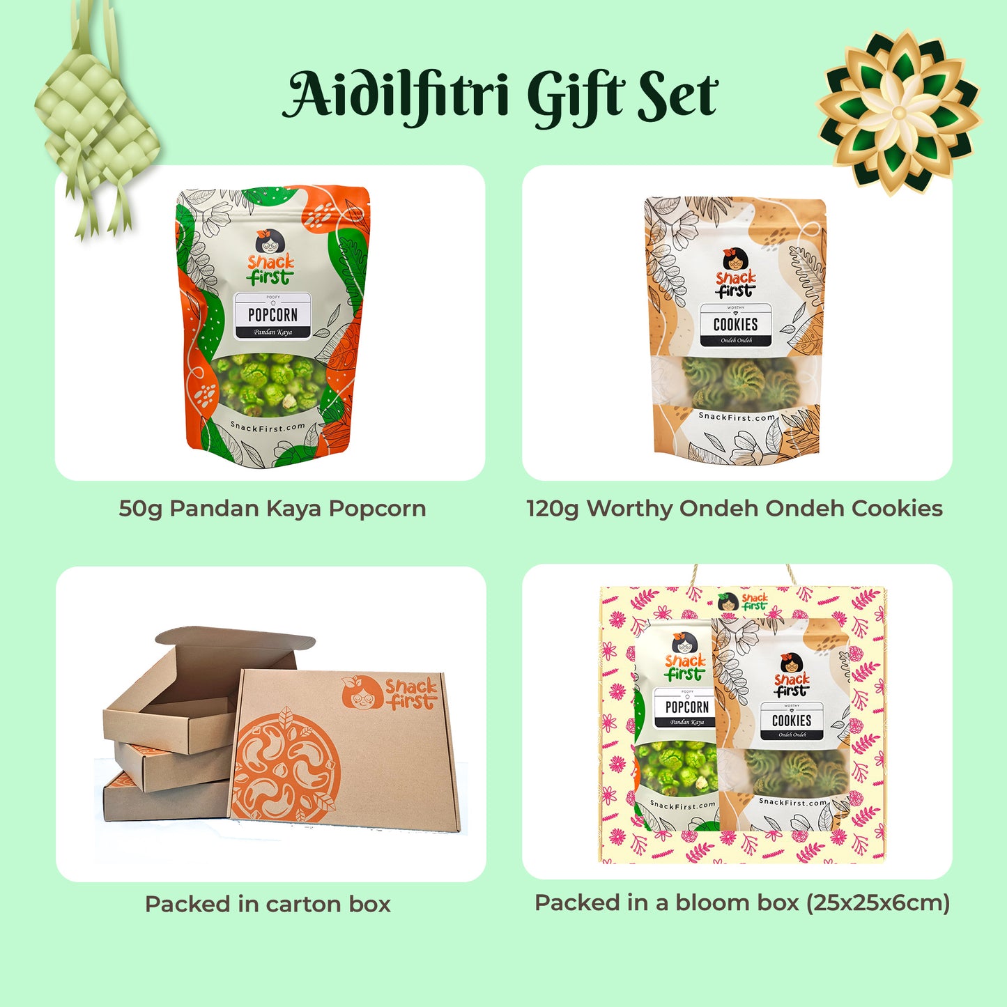Selamat Hari Raya Aidilfitri Gift Snack Gift Box & Hamper (Ramadan 2026)