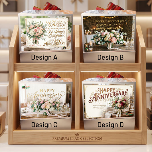 Happy Anniversary Sip & Snack Hampers (With Express Shipping)