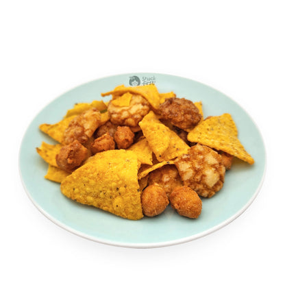Bar Snacks Medley (Satay Peanuts, Satay Cashew, Spicy Tortilla Chips and Rice Crackers)