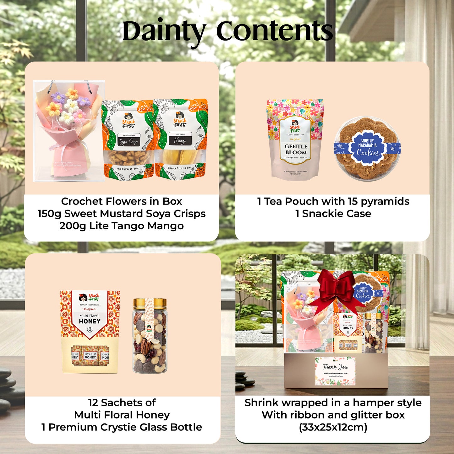 Newborn New Mum Bloom Bites Hampers (With Express Shipping)