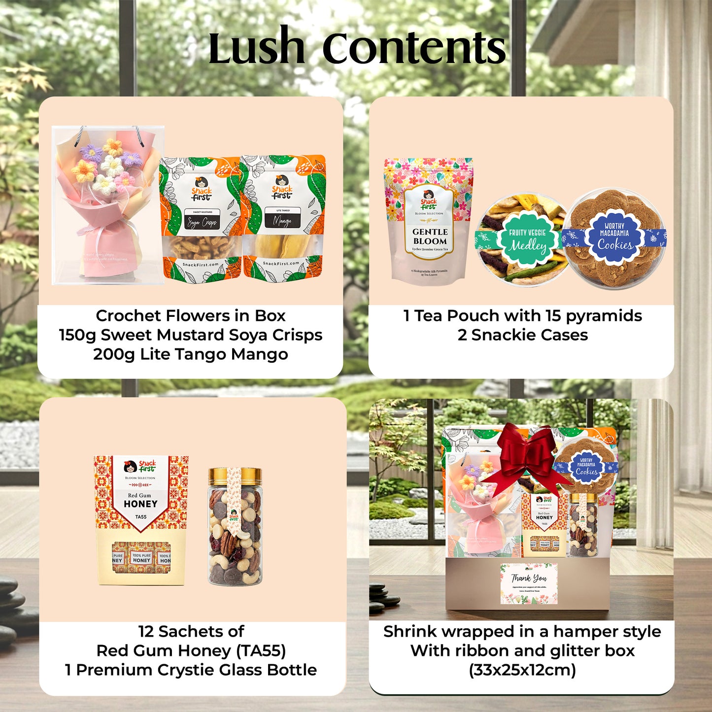 Newborn New Mum Bloom Bites Hampers (With Express Shipping)