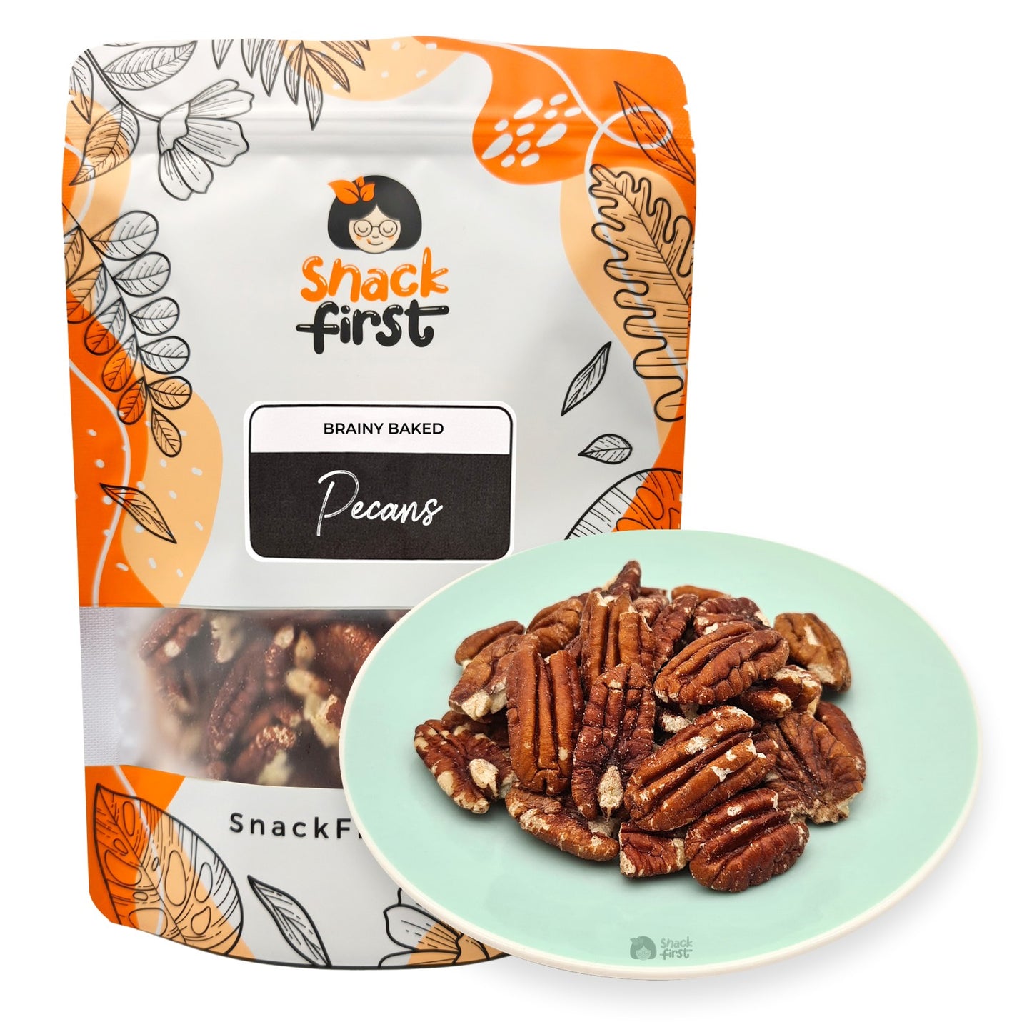 Brainy Pecans (Raw/Baked)