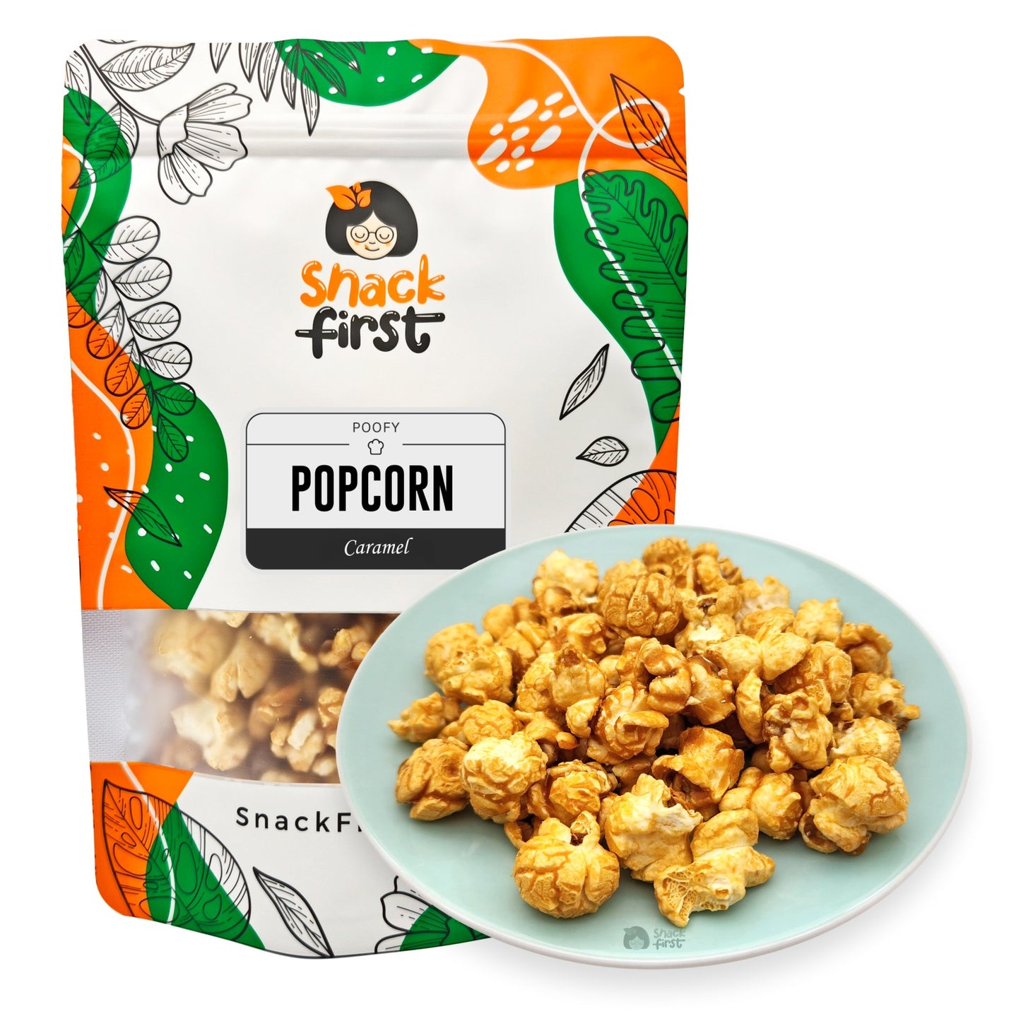 Caramel Poofy Popcorn
