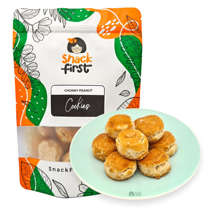 Chunky Peanut Cookies