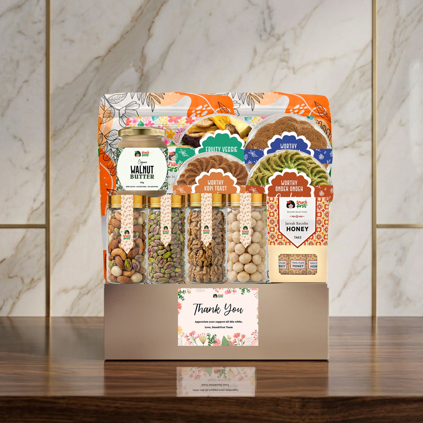 Condolences Organic Wellness Snack Hampers (With Express Shipping)