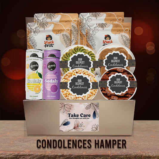 Condolences Sympathy Snack Hampers (With Express Shipping)