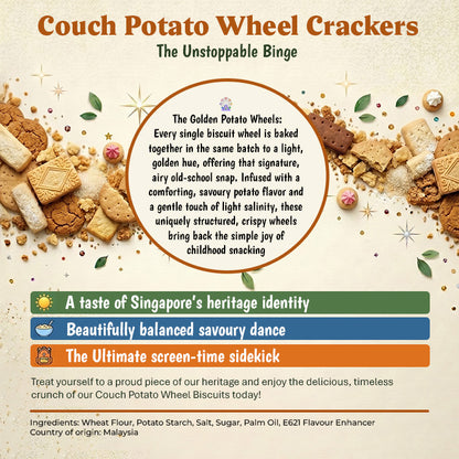 Couch Potato Wheel Crackers