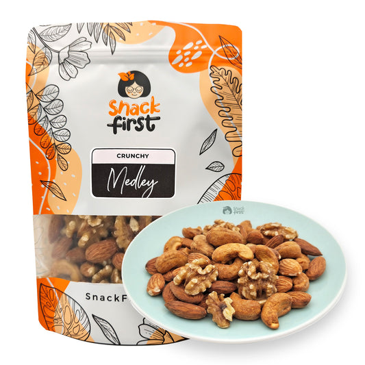 Crunchy Medley (Cashews, Almonds, Walnuts)