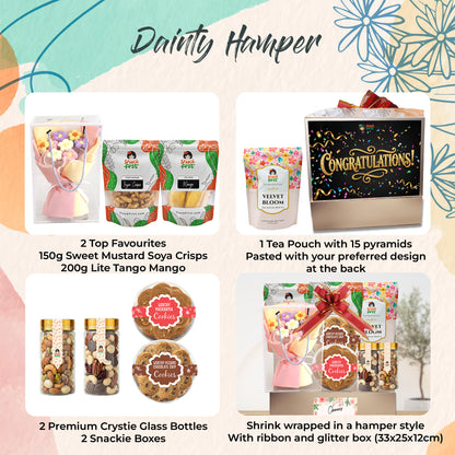 Congratulations Bloom Bites Hampers (With Express Shipping)