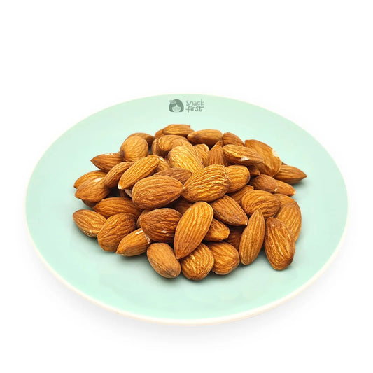 Diamond Almonds (Raw/Baked/Organic/Himalayan Rock Salt)