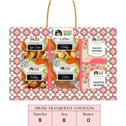 Snacks with Tea and Honey (Golden Divine Glow Gift Sets)
