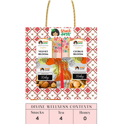 Snacks with Tea and Honey (Golden Divine Glow Gift Sets)