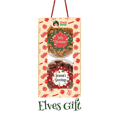 圣诞礼篮和闪光礼品零食盒（2024 年圣诞节）