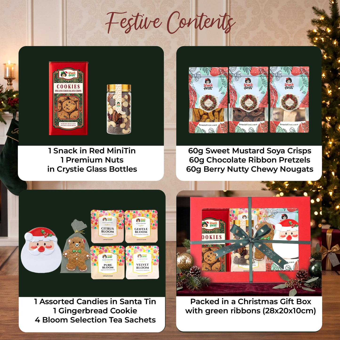 Christmas Bonanza Hampers and Snack Gift Box (Xmas Seasons Greetings 2026)