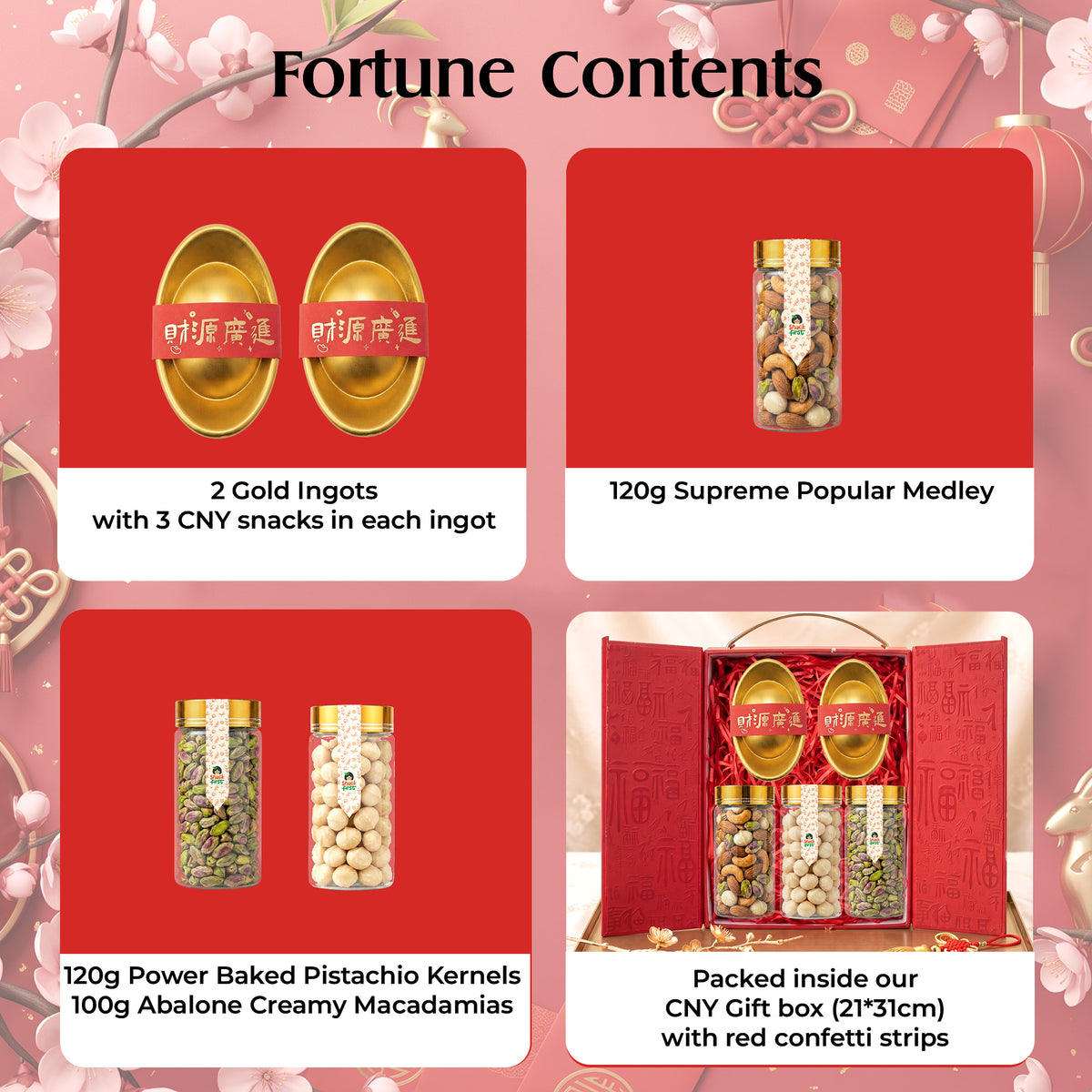 Chinese New Year Goat Snack Gifts and Hampers (CNY Lunar Spring Festival 2027)