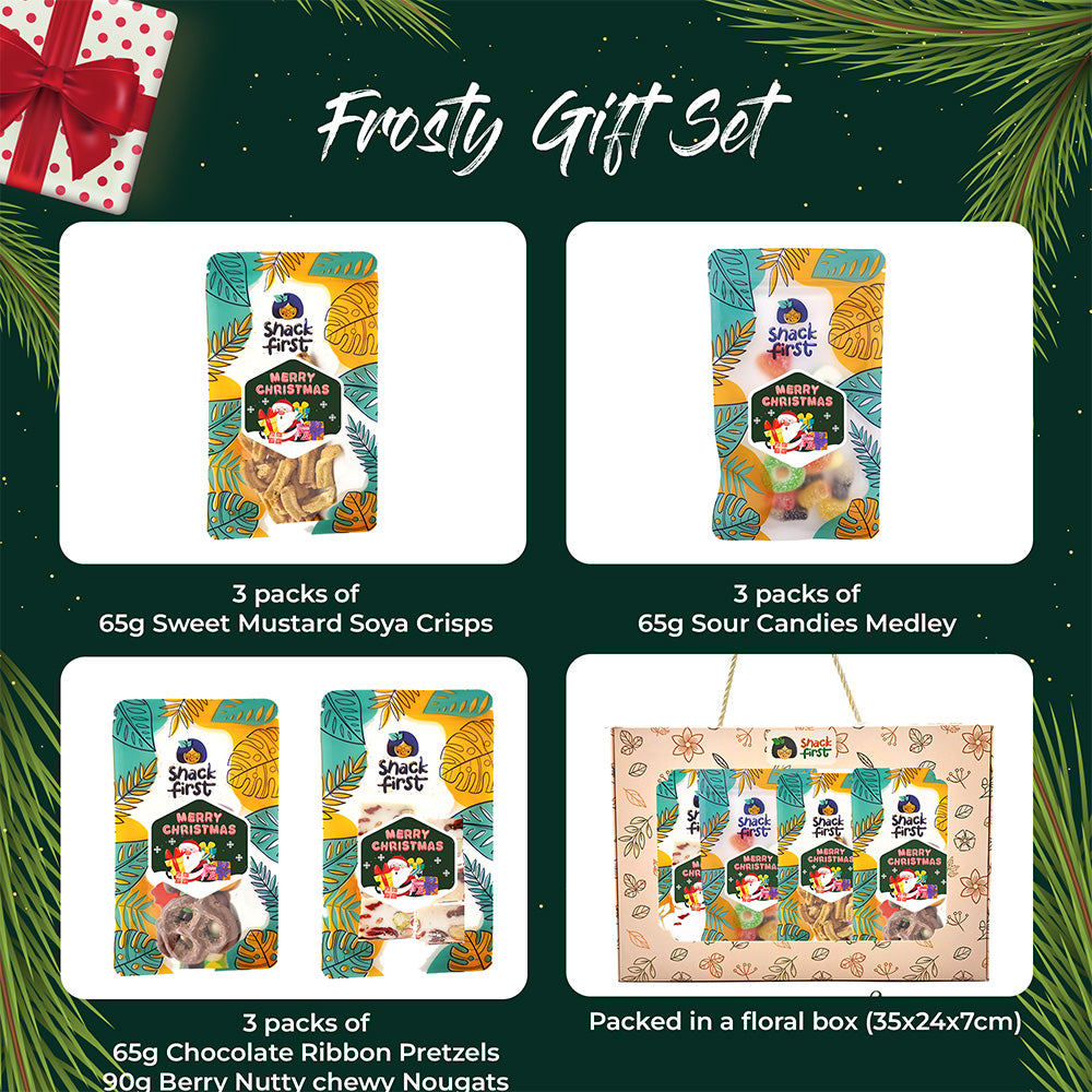 圣诞礼篮和闪光礼品零食盒（2024 年圣诞节）