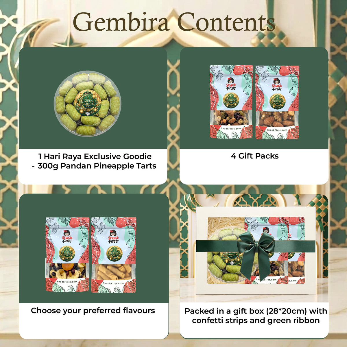 Selamat Hari Raya Aidilfitri Gift Snack Gift Box & Hamper (Ramadan 2027)