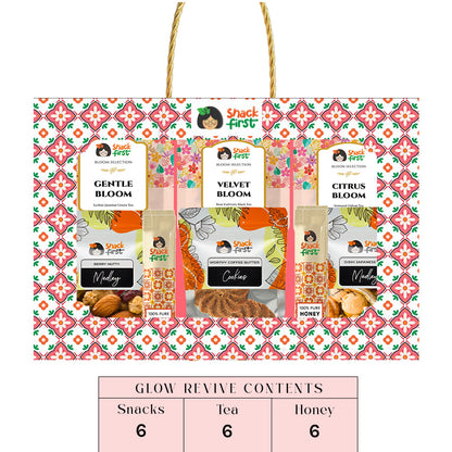 Snacks with Tea and Honey (Golden Divine Glow Gift Sets)