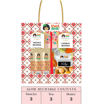 Snacks with Tea and Honey (Golden Divine Glow Gift Sets)