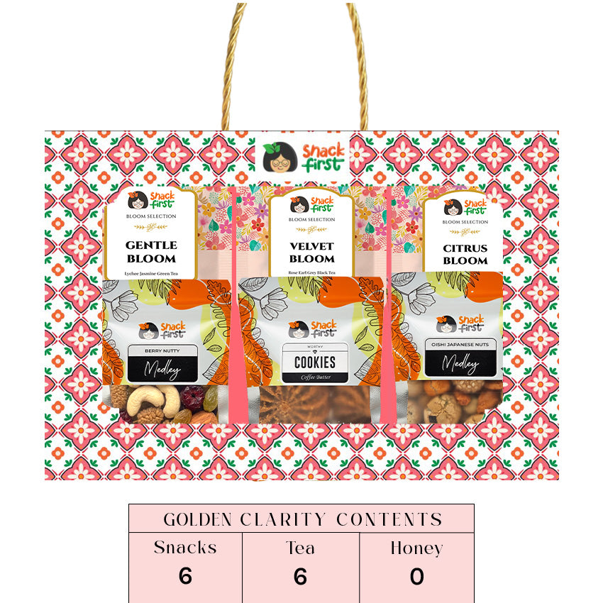 Snacks with Tea and Honey (Golden Glow Gift Sets)