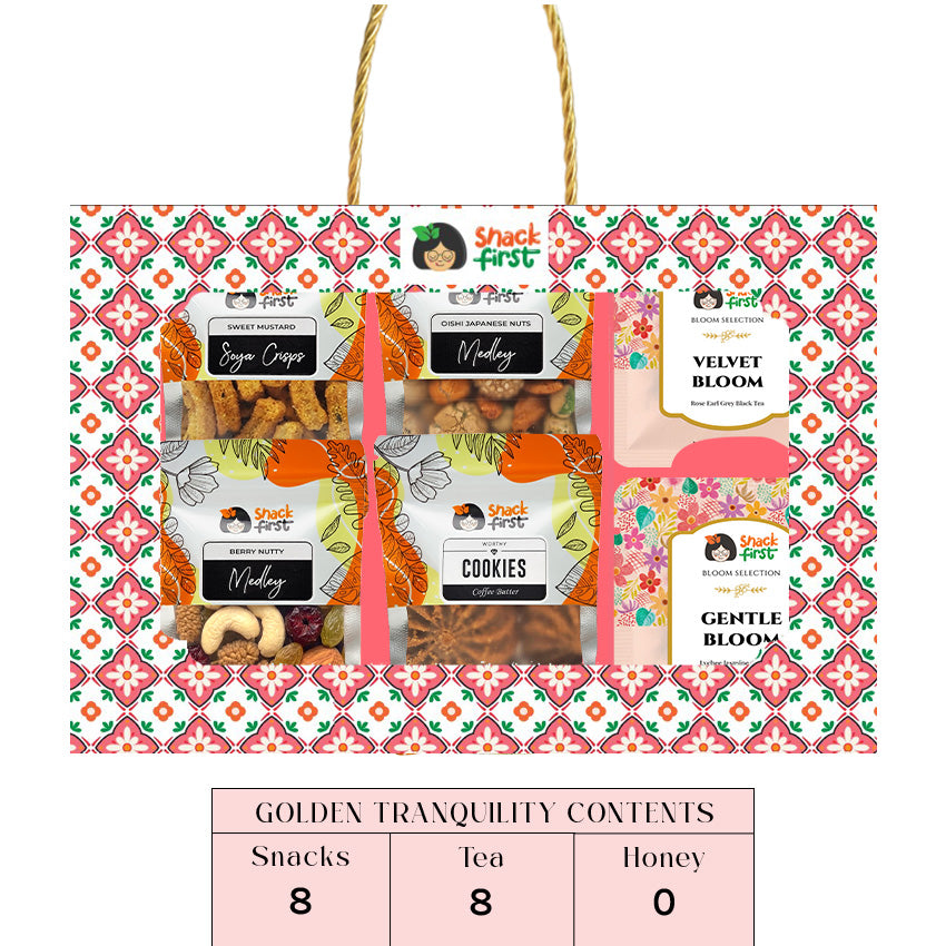 Snacks with Tea and Honey (Golden Glow Gift Sets)