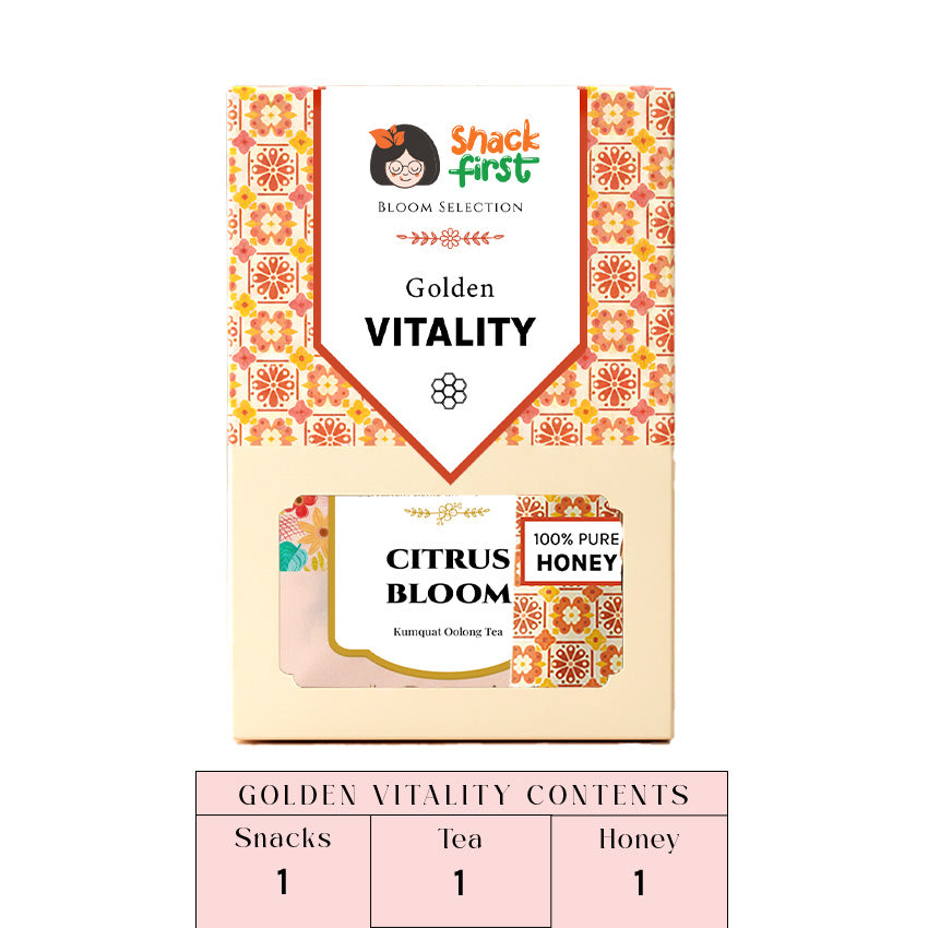 Snacks with Tea and Honey (Golden Divine Glow Gift Sets)