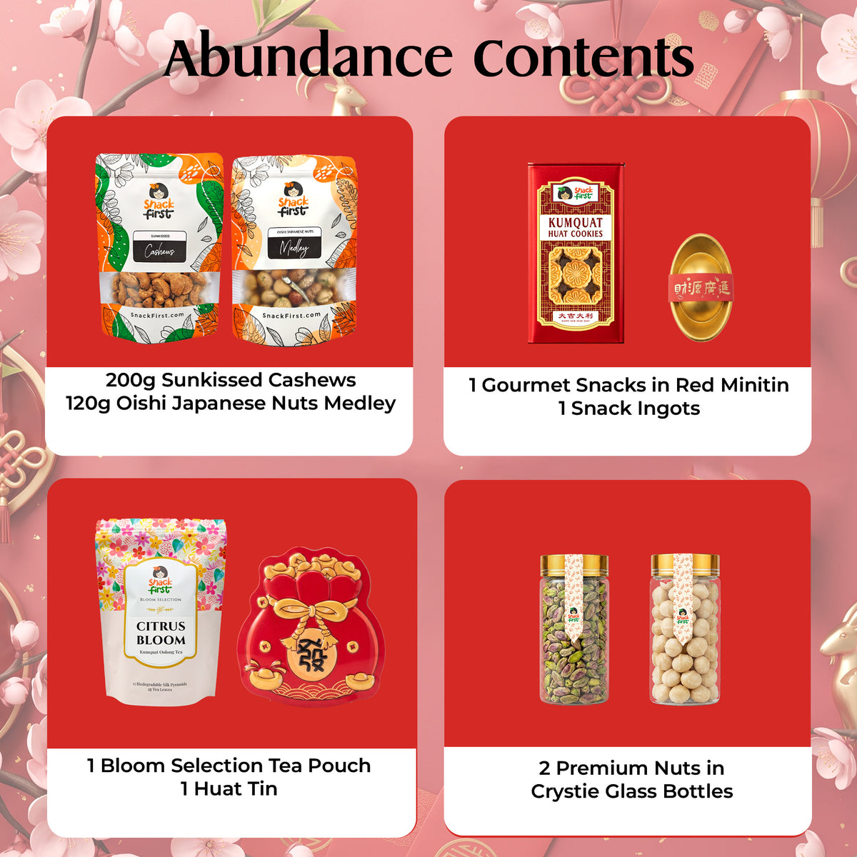 Chinese New Year Goat Snack Gifts and Hampers (CNY Lunar Spring Festival 2027)