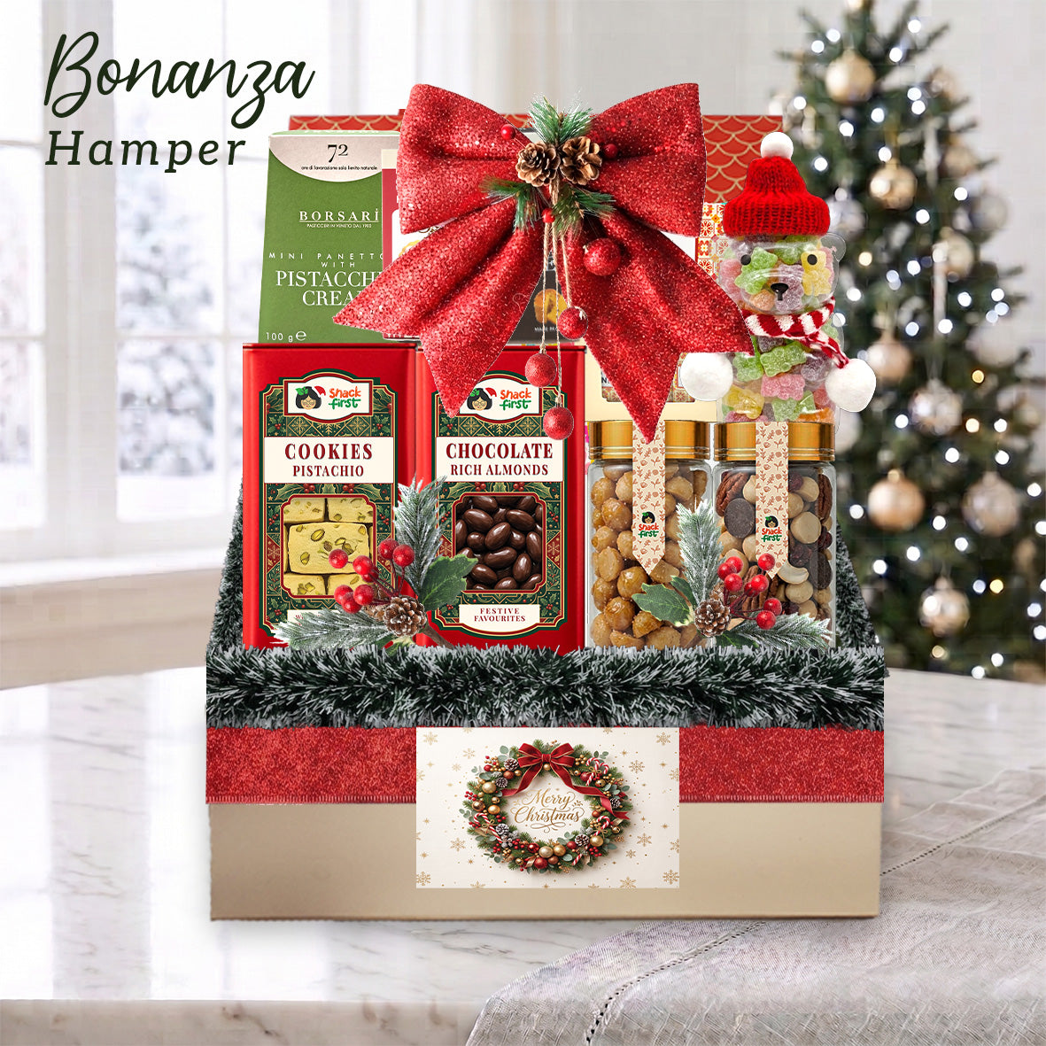 Christmas Bonanza Hampers and Snack Gift Box (Xmas Seasons Greetings 2026)