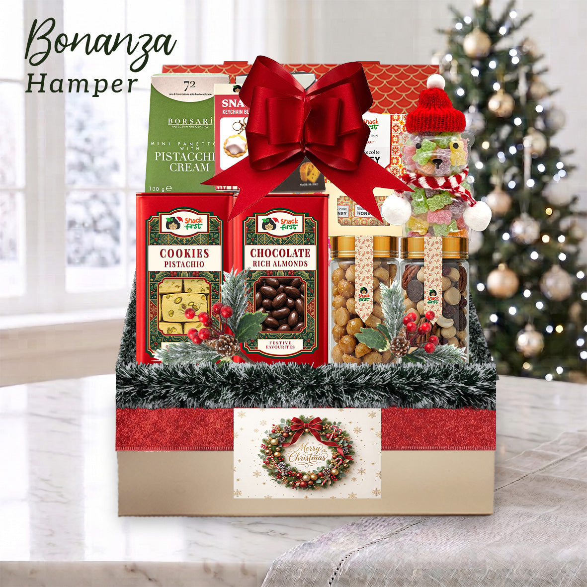 Christmas Bonanza Hampers and Snack Gift Box (Xmas Seasons Greetings 2026)