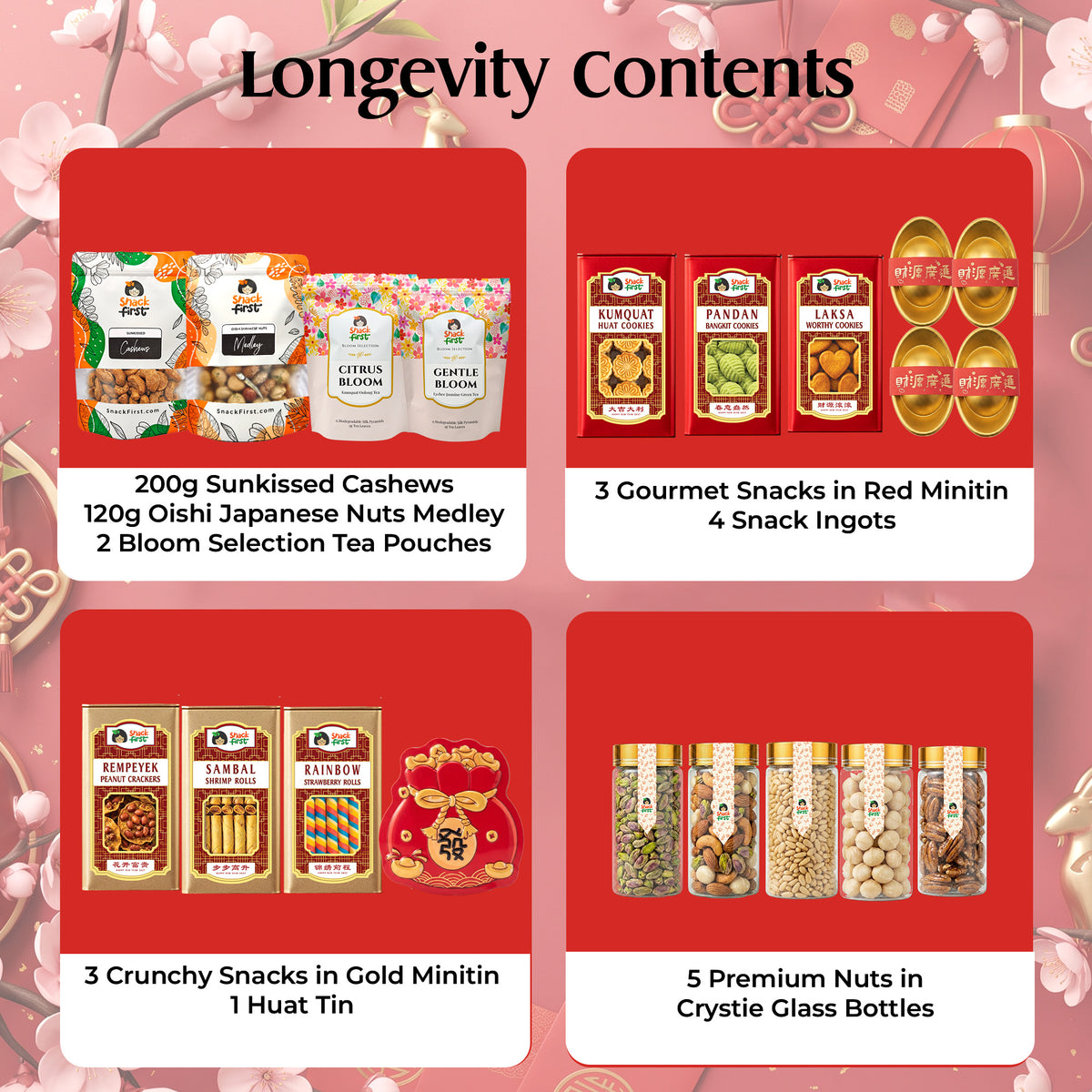 Chinese New Year Goat Snack Gifts and Hampers (CNY Lunar Spring Festival 2027)