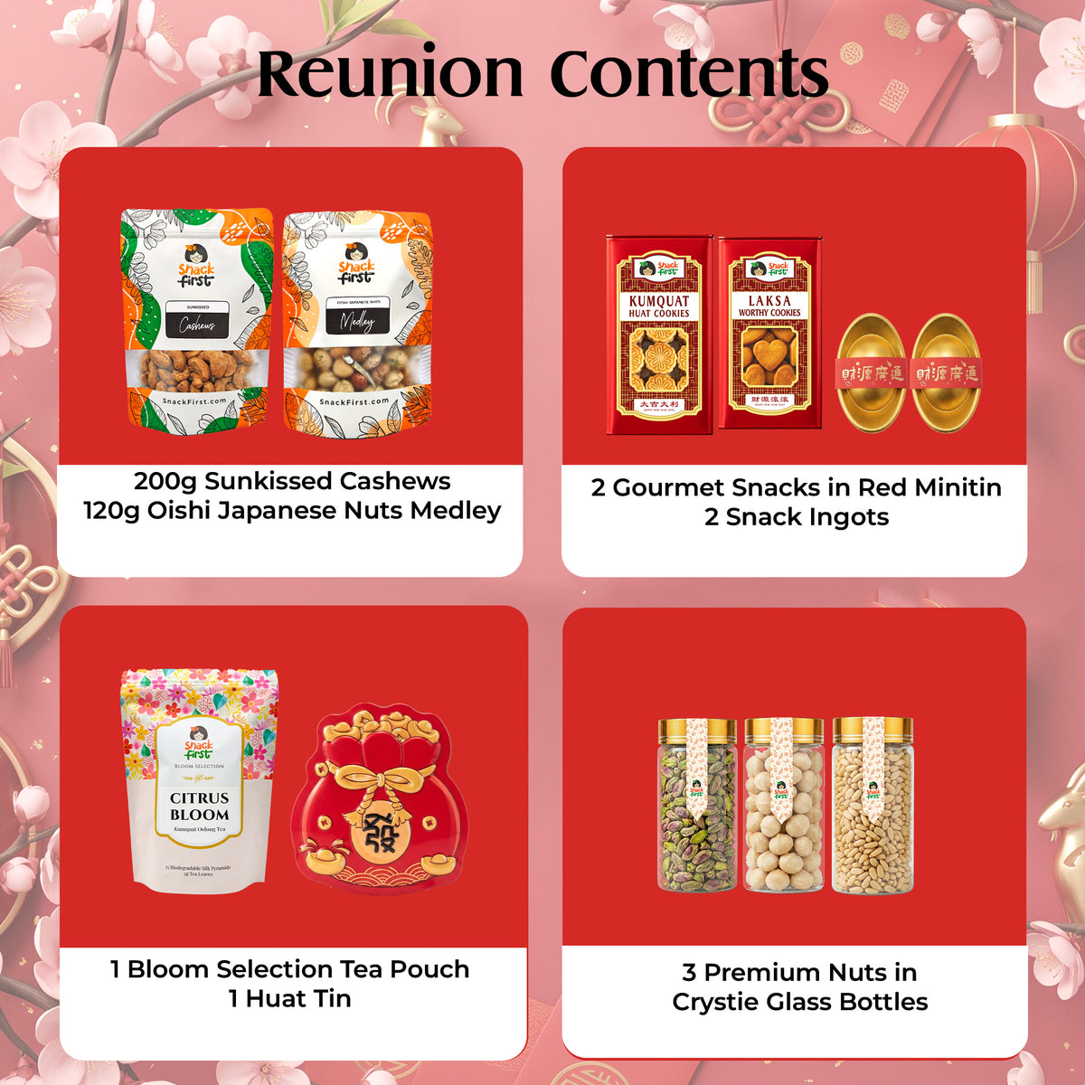 Chinese New Year Goat Snack Gifts and Hampers (CNY Lunar Spring Festival 2027)