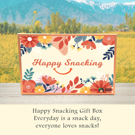 Happy Snacking Glitter Gift Snack Box