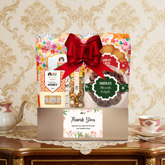 Happy Anniversary Sip & Snack Hampers (With Express Shipping)