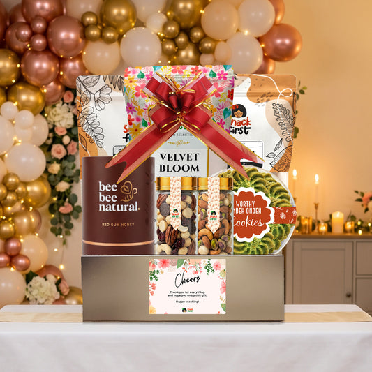 Happy Anniversary Sip & Snack Hampers (With Express Shipping)