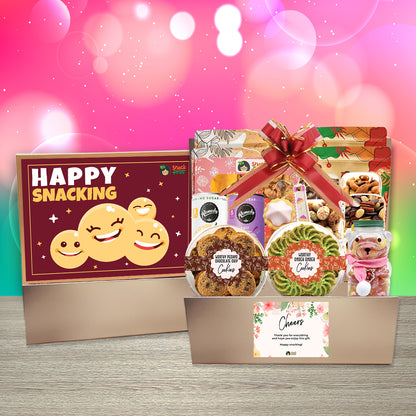 快乐零食/感谢闪光礼品零食盒